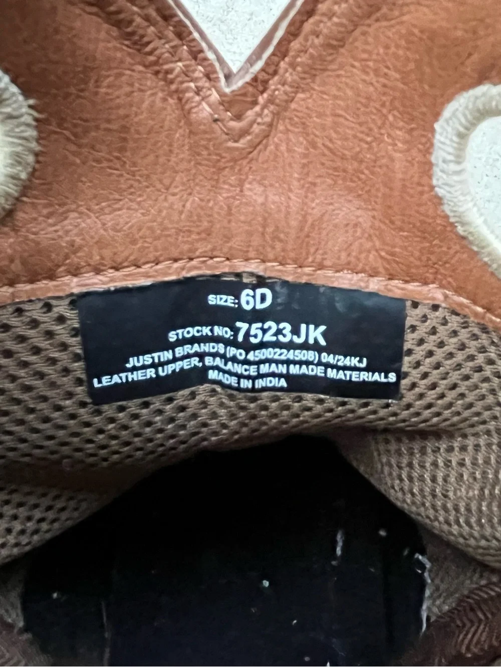Justin Boots Kids Brown Leather Western Pull-On Boots